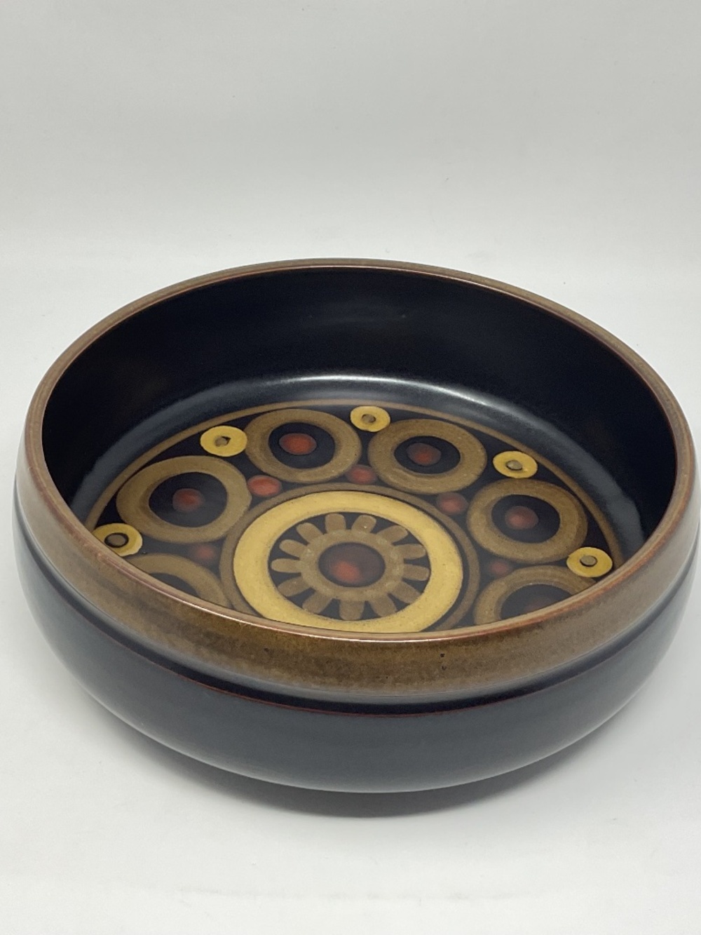 Denby Arabesque (retired) Stoneware Large Vegetable Serving Bowl